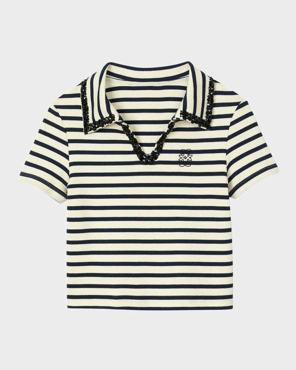 Marseille Striped Polo